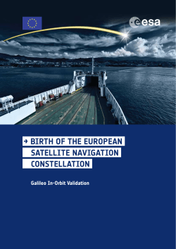 ESA - Gallileo IOV brochure