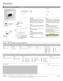 STEP 13 - Winona Lighting