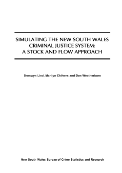 pdf 354Kb - NSW Bureau of Crime Statistics and Research
