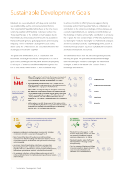 Sustainable Development Goals