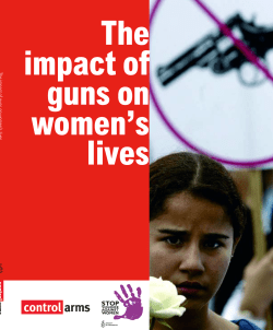 The impact of guns on women`s lives