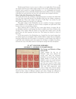 11 iv. 20th century edward/ george v/ george vi stamp issues