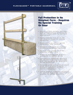 Fall Protection in its Simplest Form