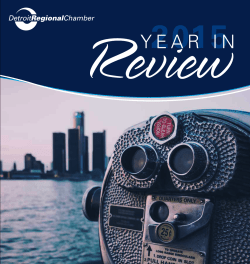 2015 Year in Review - Detroit Regional Chamber