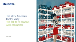 The 2015 American Pantry Study
