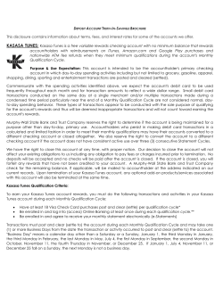 This disclosure contains information about terms, fees, and interest