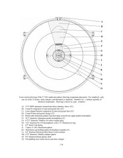 179 Cross-section drawing of the Y-1561 implosion sphere showing