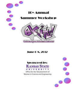 10th Annual Summer Workshop