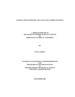manipulation of history and language in three