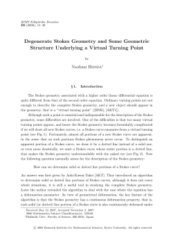 Degenerate Stokes Geometry and Some Geometric Structure