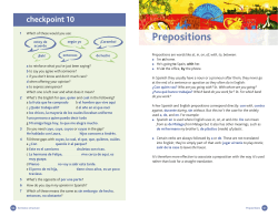 Prepositions - BBC Active | Languages