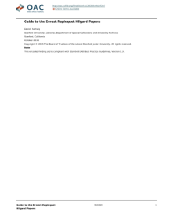 Ernest Ropiequet Hilgard papers