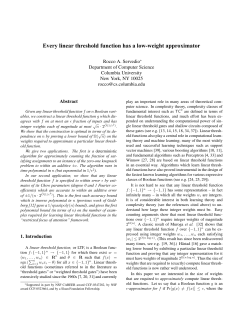 Every linear threshold function has a low-weight