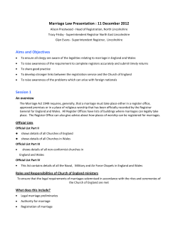 Marriage Law Presentation