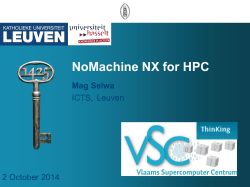 NoMachine NX for HPC