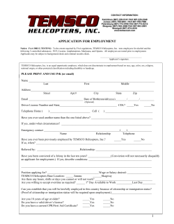 general information for seasonal applicants