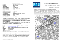 FARNHAM ART SOCIETY