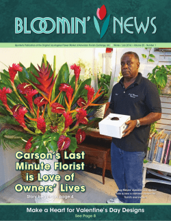 Carson`s Last Minute Florist is Love of