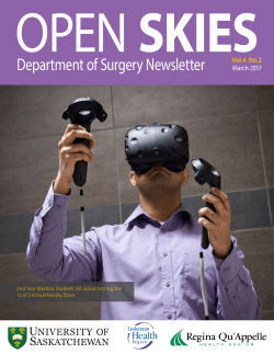 Department of Surgery Newsletter