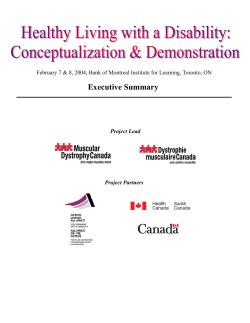 Healthy Living Project - Leisure Information Network