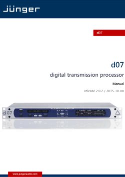 d07 - Digital Transmission Processor