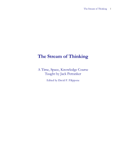 Essay and all Winter 2011 weekly orientations in one file ()