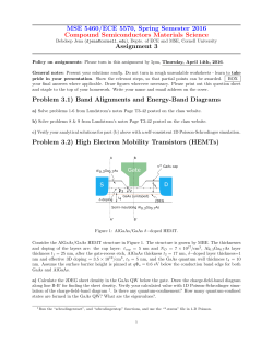 MSE 5460/ECE 5570, Spring Semester 2016 Compound
