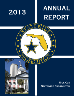 2013 - Florida Attorney General