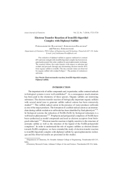 Electron Transfer Reaction of Iron(III)