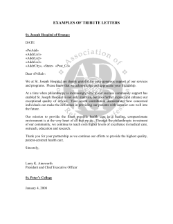 examples of tribute letters