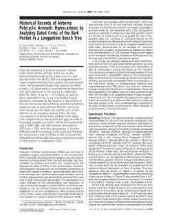 Historical Records of Airborne Polycyclic Aromatic Hydrocarbons by