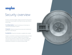 Security overview