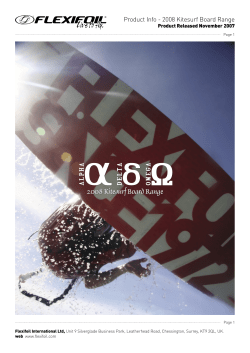 2008 Kitesurf Board Range
