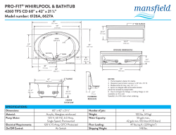 Spec Sheet - Mansfield Plumbing