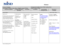 Science - Mansfield ISD
