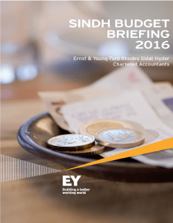 sindh budget briefing 2016