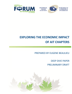 Interprovincial Barriers to Trade