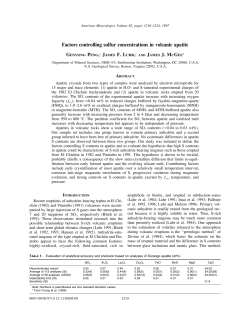 Factors controlling sulfur concentrations in volcanic apatite