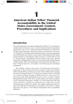 American Indian Tribes` Financial Accountability to the United States