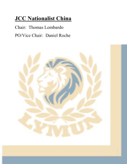 JCC Nationalist China