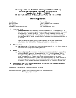 May 2015 - The Greenway