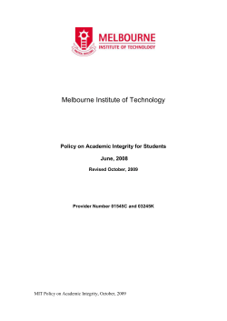 Melbourne Institute of Technology