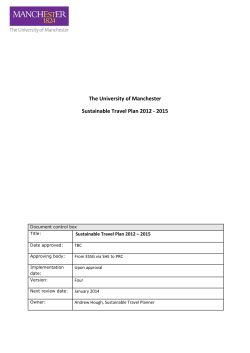Sustainable Travel Plan FINAL_Approved ESSG Mar 2013x