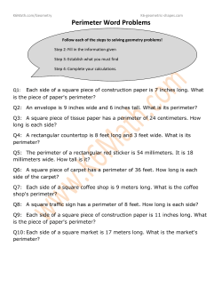 Sheet 1 - K6 Geometric Shapes