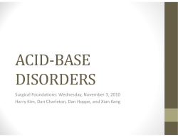 Acid Base Balance of 03 Nov 2010 by Charleton et al