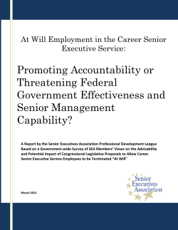 Promoting Accountability or Threatening Federal Government