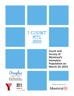 i count mtl 2015 - Ville de Montr&eacute;al