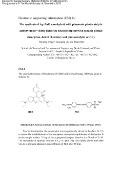 Electronic supporting information (ESI) for