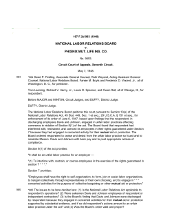 NLRB v. Phoenix Mutual Life Insurance Co.