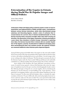 Holocaust and Genocide 17:1